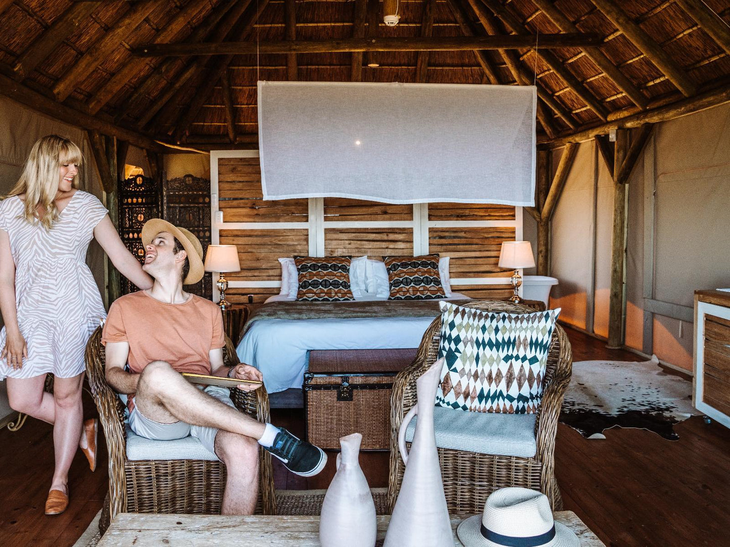 Colonial Luxury Safari Tent @ J-Bay Zebra Lodge