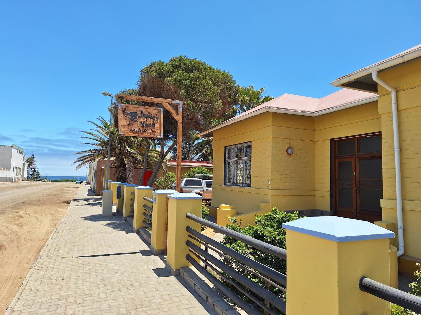 Japie'S Yard Wanderer'S Inn, Beach, Nature, Sand, Palm Tree, Plant, Wood