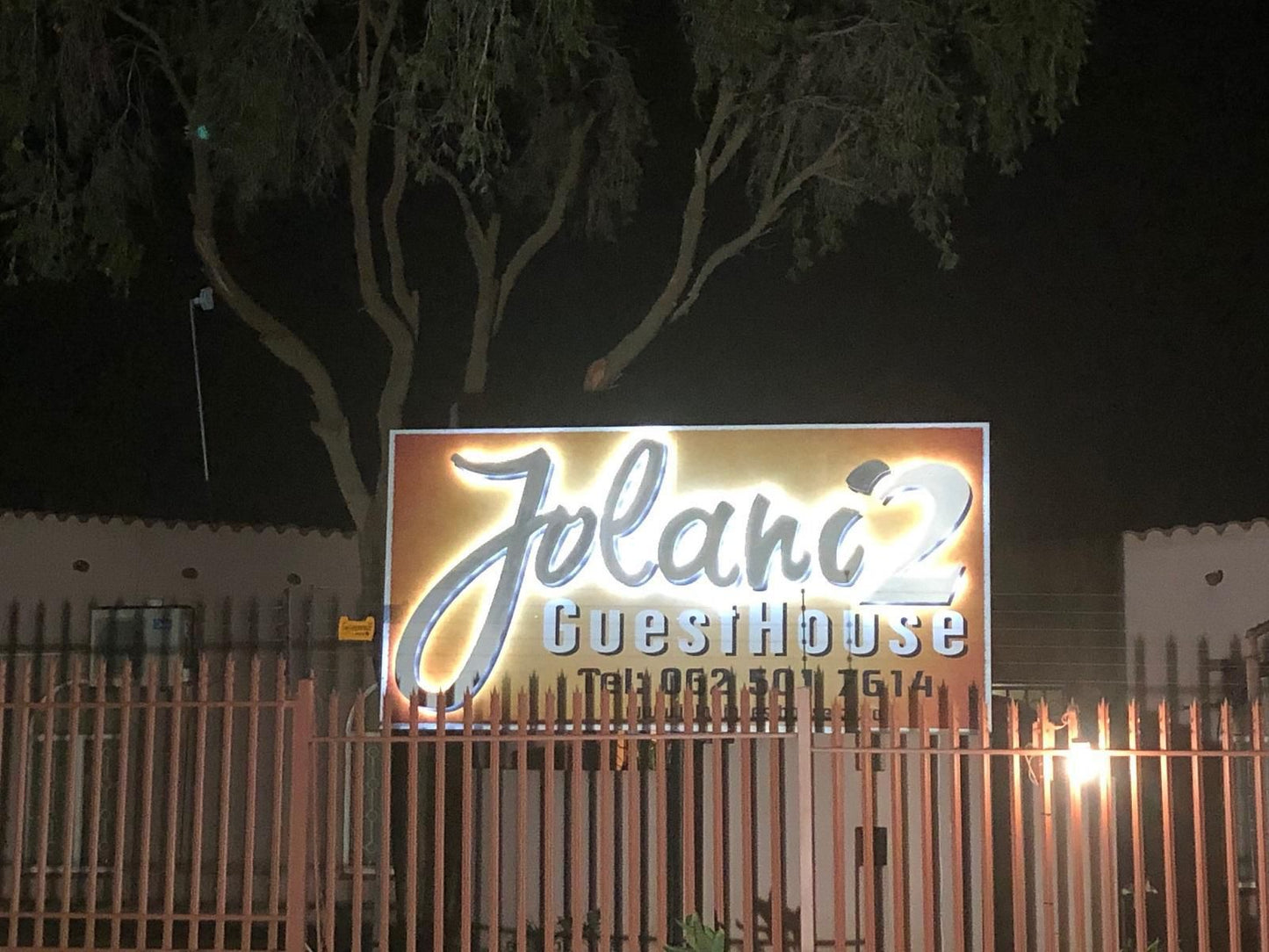 Jolani Guest House Riebeeckstad Welkom Free State South Africa Palm Tree, Plant, Nature, Wood, Sign