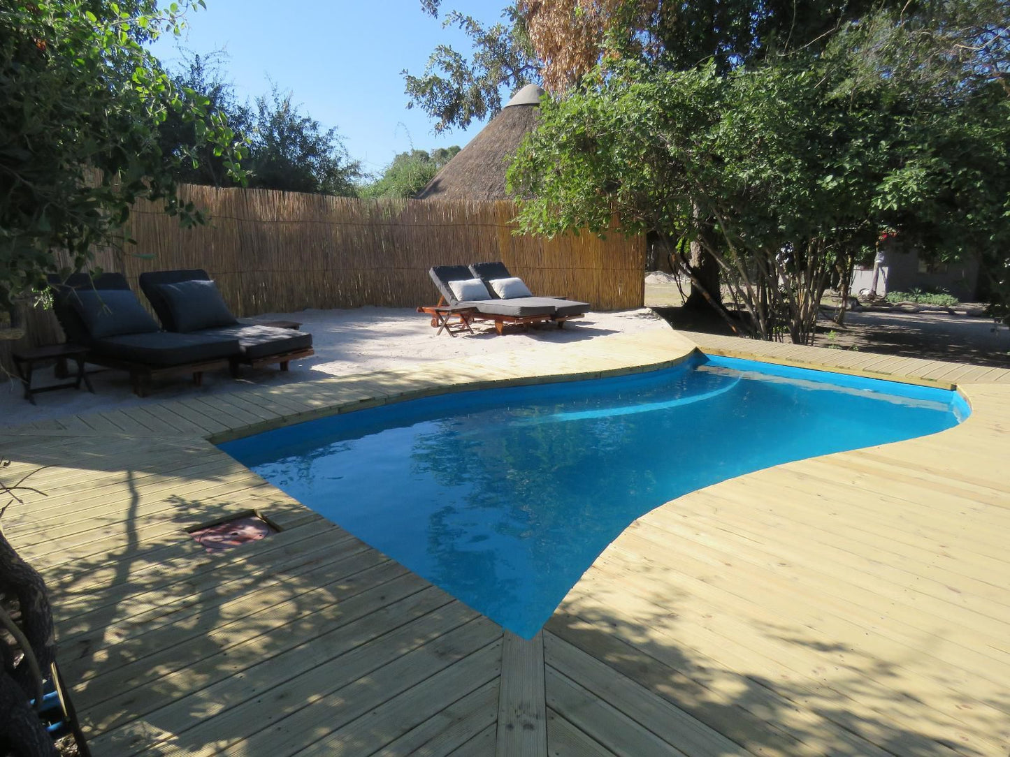 Jumbo Junction Camp Okavango Delta North West Botswana Complementary Colors, Swimming Pool