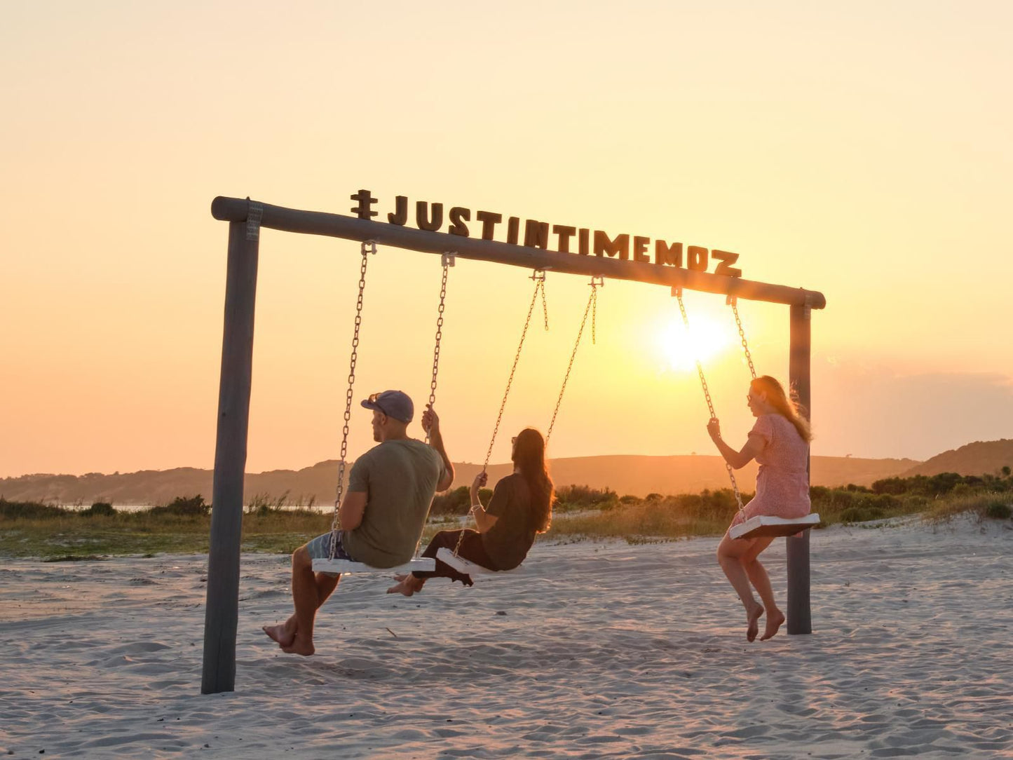 Just In Time Prime Mozambique Holiday Resort, Beach, Nature, Sand, Group, Person, Silhouette, Sunset, Sky