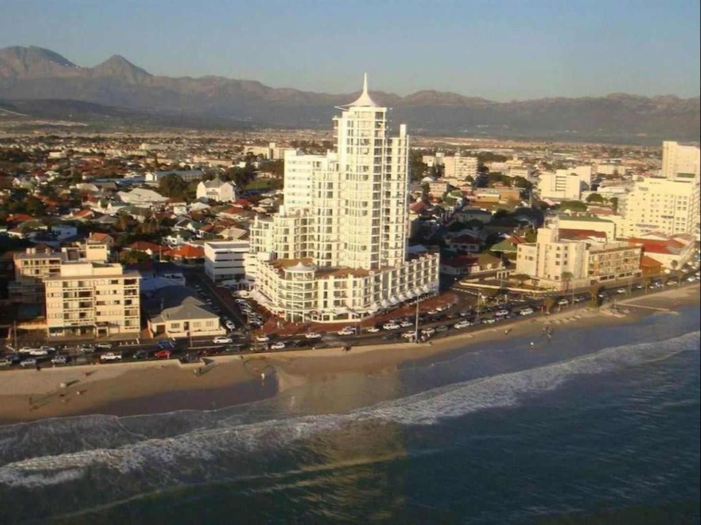 Just Property Helderberg, Hibernian Towers 6 Sleeper - Penthouse, Beach, Nature, Sand, Palm Tree, Plant, Wood, Skyscraper, Building, Architecture, City