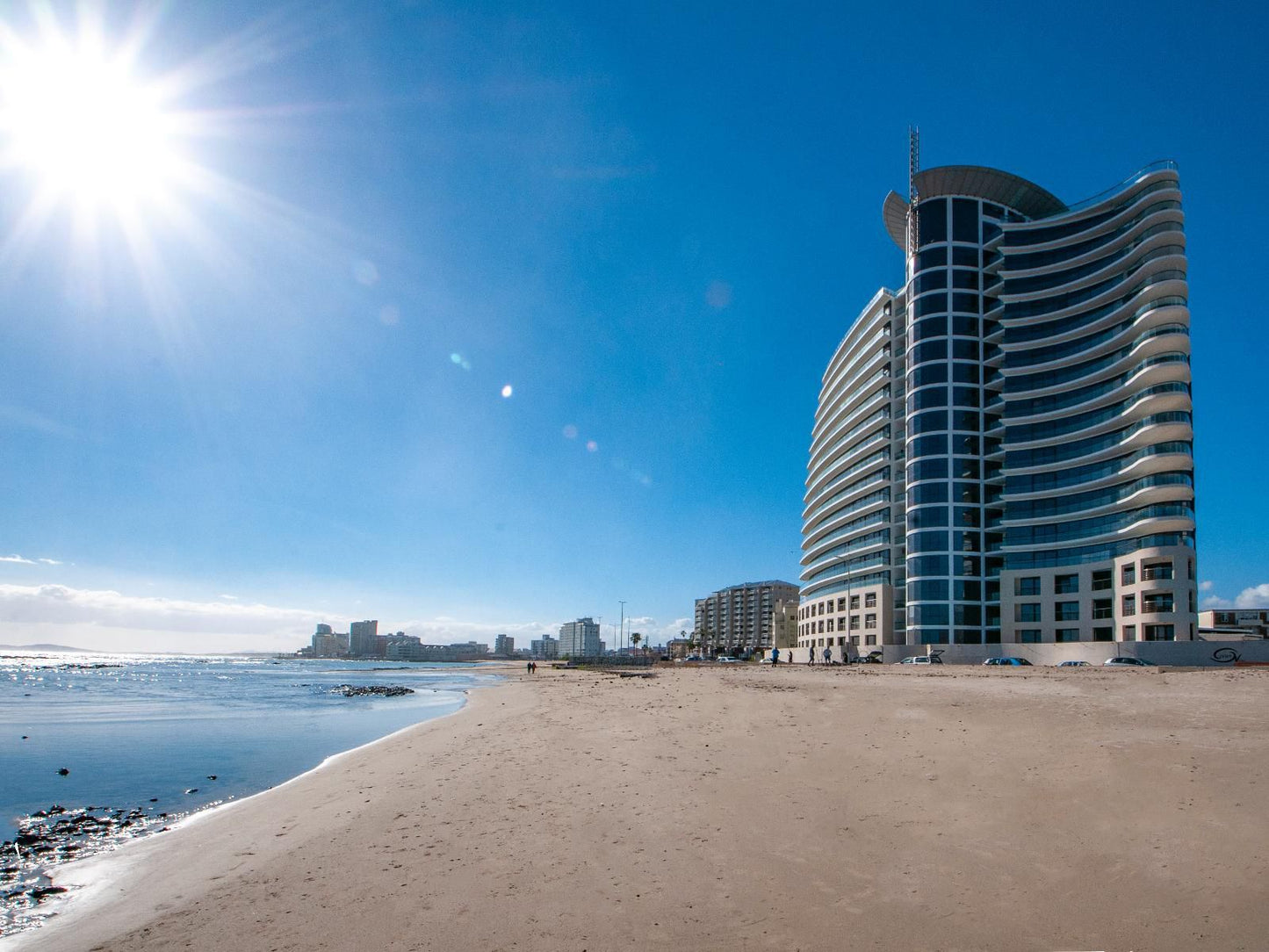 Just Property Strand Western Cape South Africa Beach, Nature, Sand, Building, Architecture, Palm Tree, Plant, Wood, Skyscraper, City