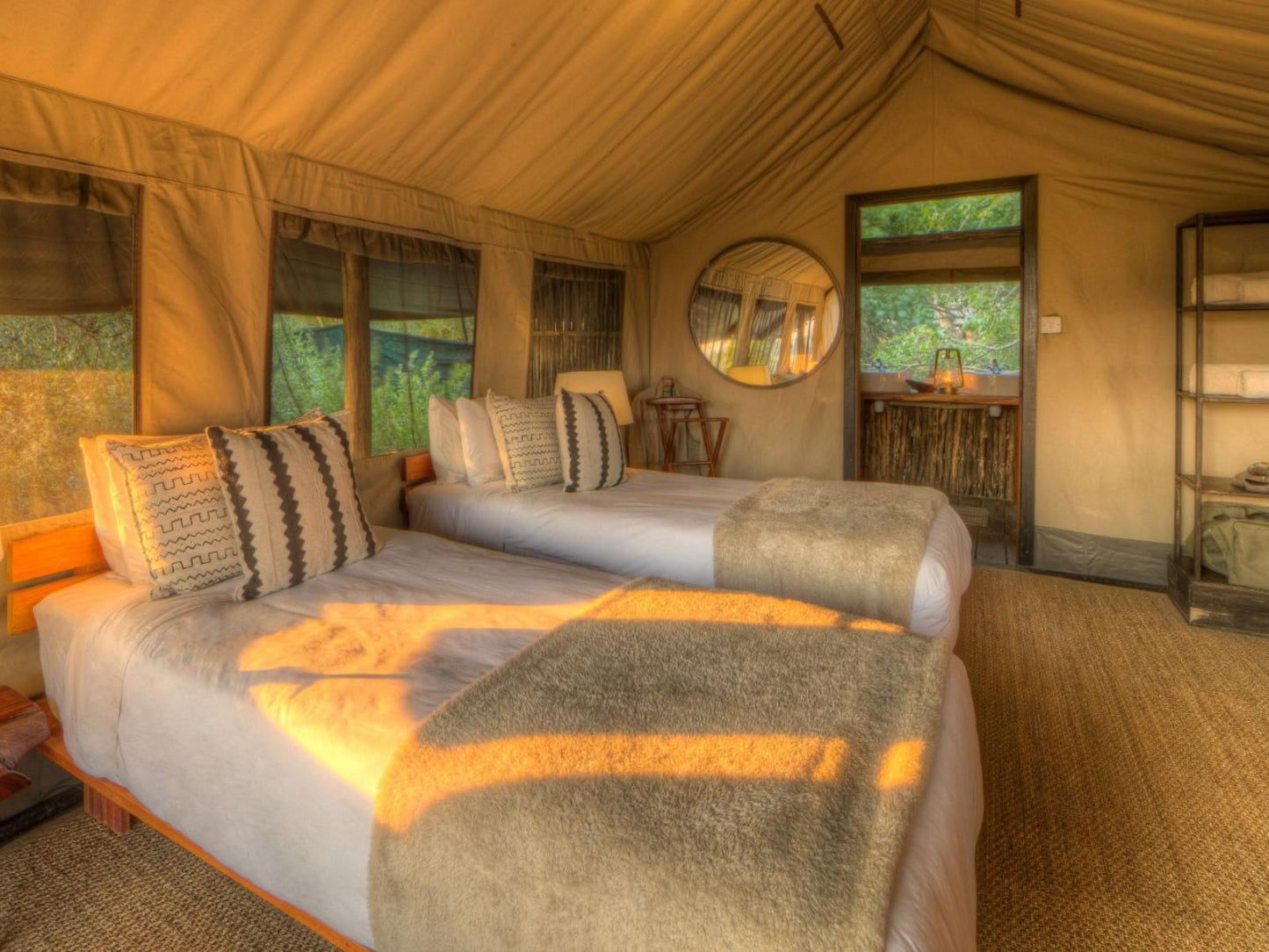 Kadizora Camp Seronga North West Botswana Sepia Tones, Tent, Architecture, Bedroom