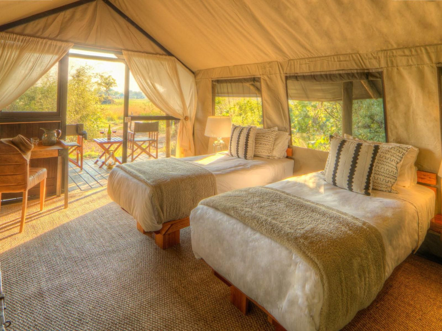 Kadizora Camp Seronga North West Botswana Sepia Tones, Tent, Architecture, Bedroom