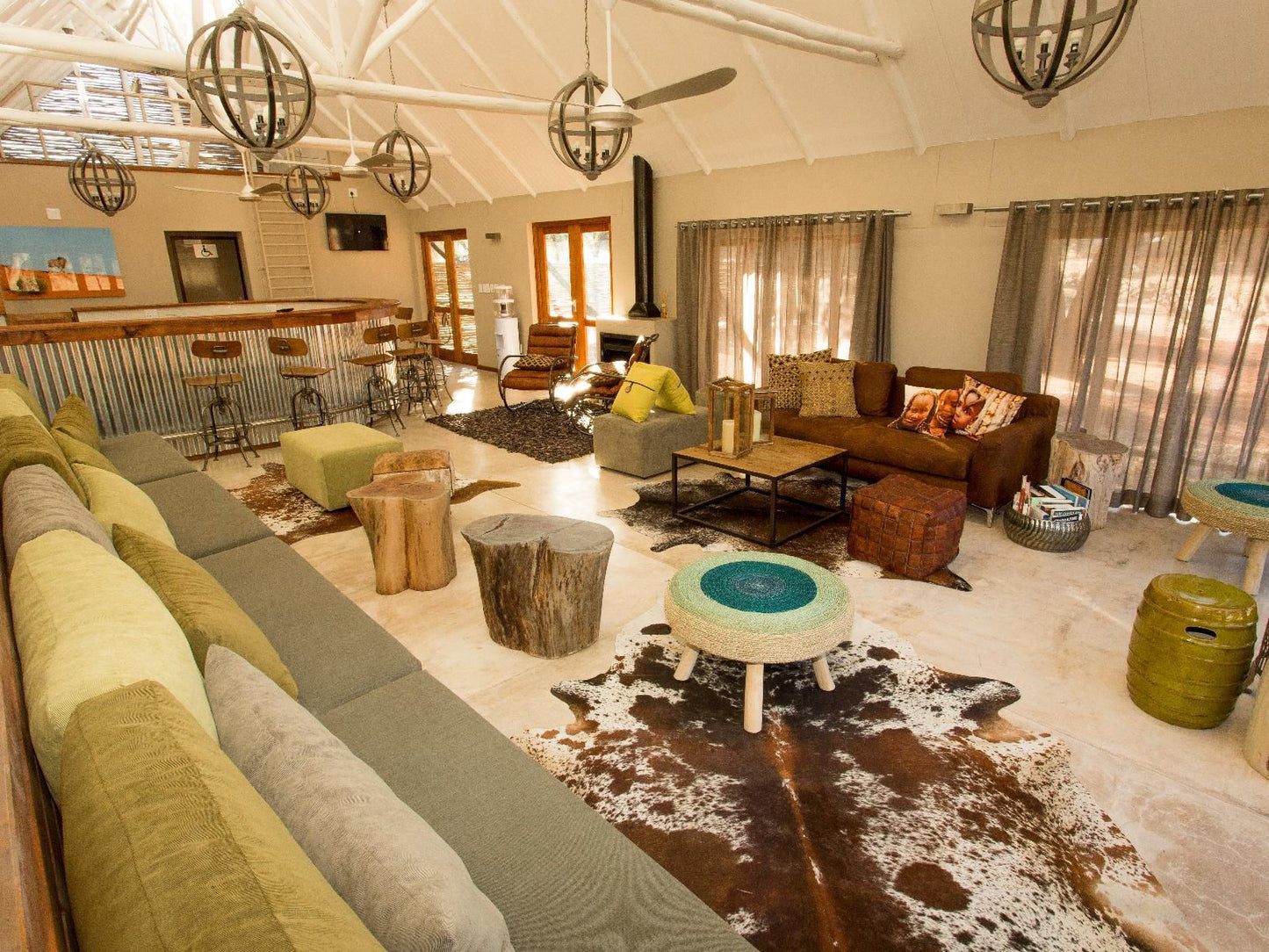 Kalahari Game Lodge, Sepia Tones, Living Room