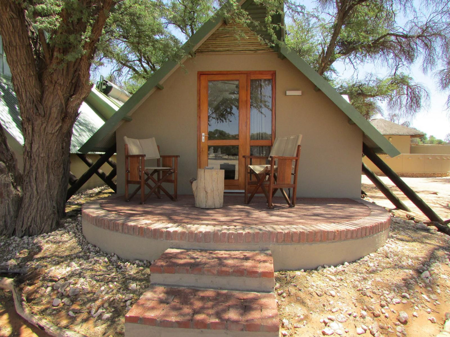 Kalahari Game Lodge, Luxury En-suite Chalet, Cabin, Building, Architecture