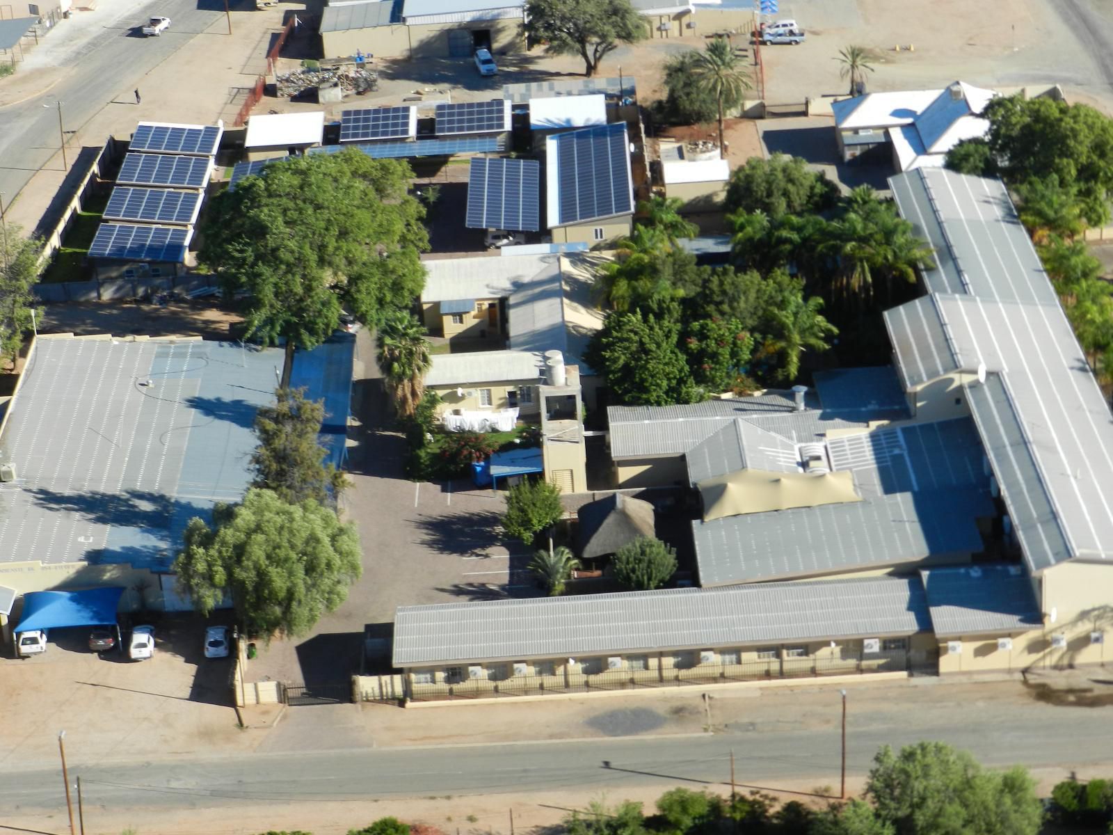 Kalahari Gateway Hotel Kakamas Northern Cape South Africa Shipping Container, Aerial Photography