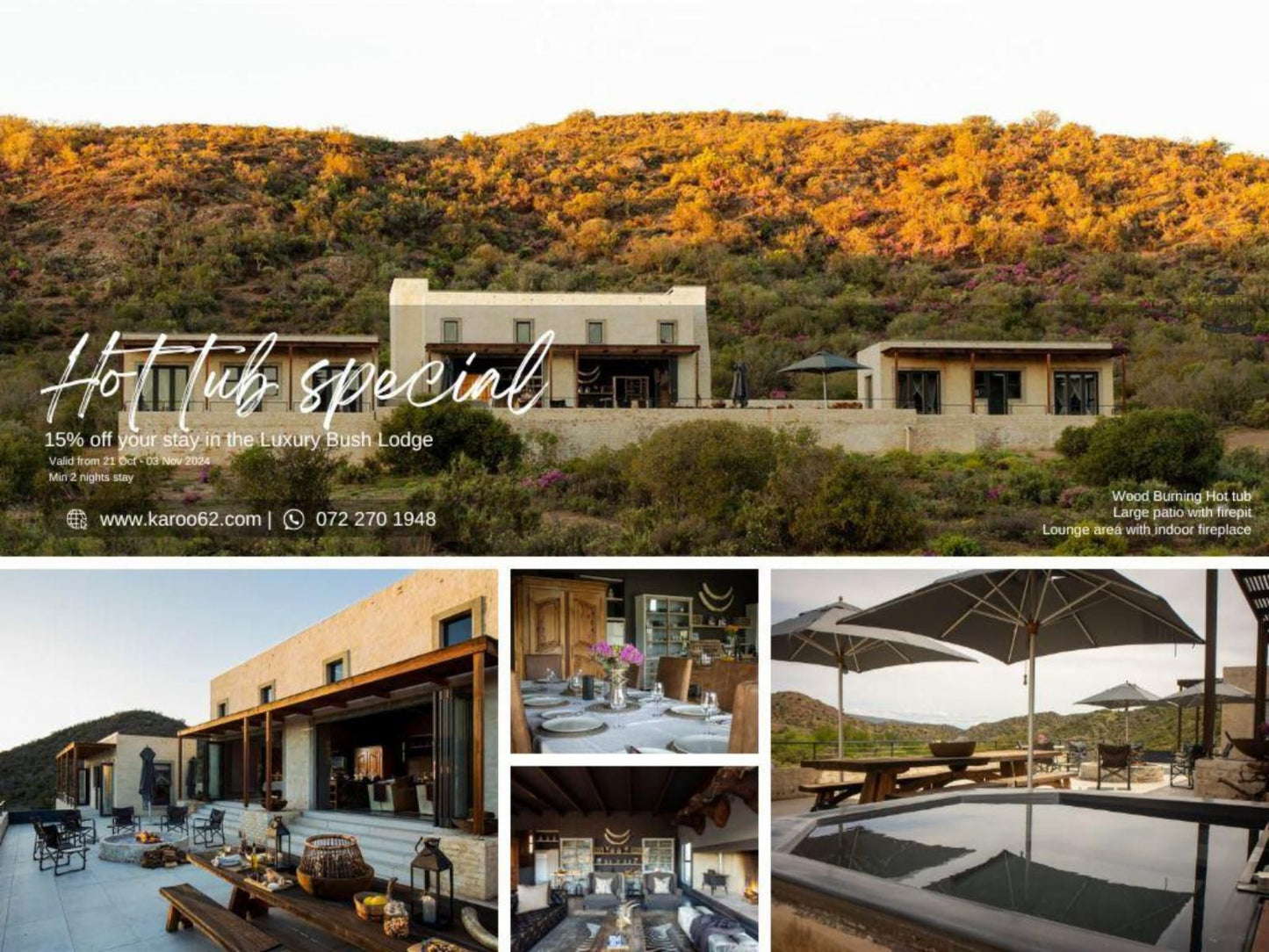 Karoo 62 Escape, Chalet Eland, House, Building, Architecture, Bar, Swimming Pool