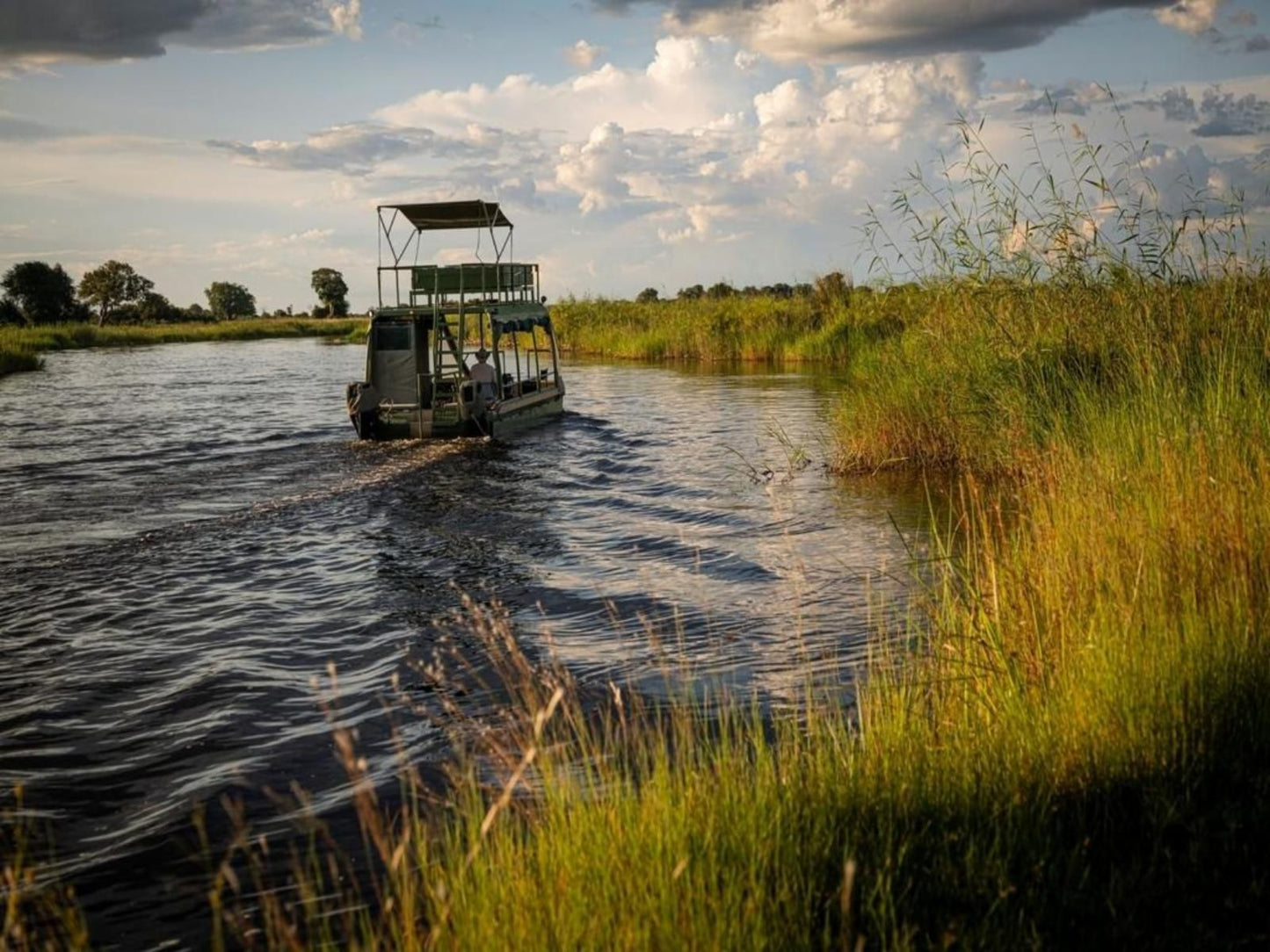 Kazondwe Camp And Lodge, River, Nature, Waters, Lowland, Vehicle