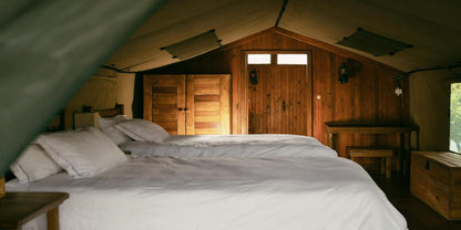 Kelora Bush Camp, Private Tents - 2 Sleeper, Sepia Tones, Bedroom