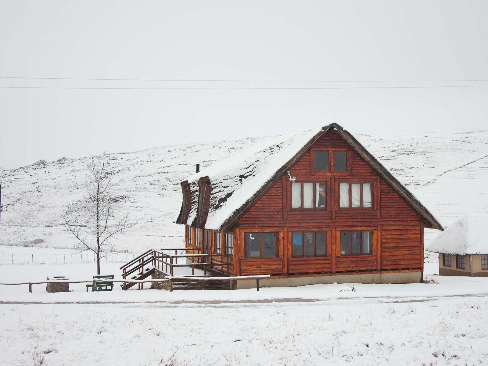 Khotso Lodge And Horse Trails Underberg Kwazulu Natal South Africa Unsaturated, Building, Architecture, Cabin, Snow, Nature, Winter, Winter Landscape