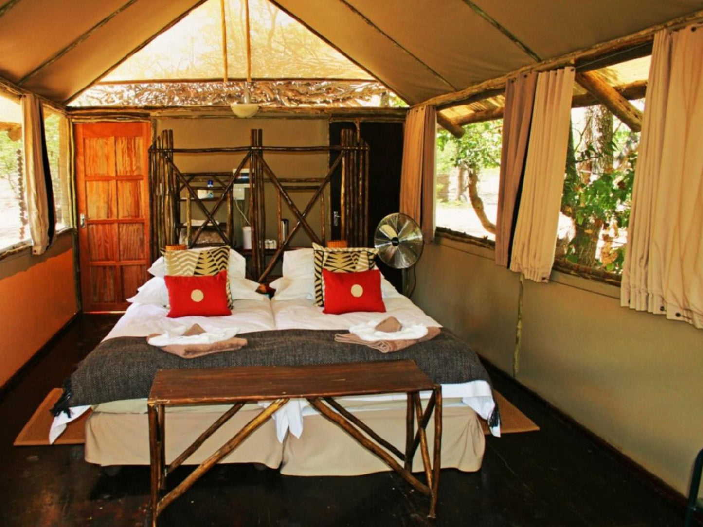 Khowarib Lodge, Tented Chalet (Double or Twin), Tent, Architecture, Bedroom