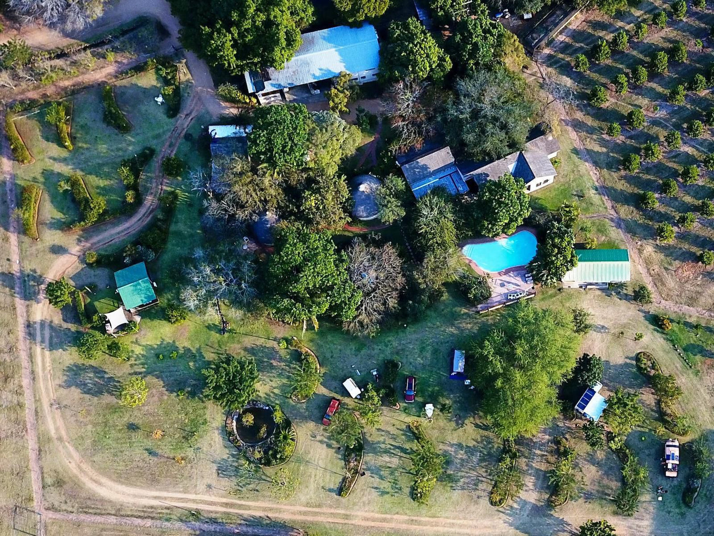 Kiaat Caravan Park Hazyview Mpumalanga South Africa Aerial Photography