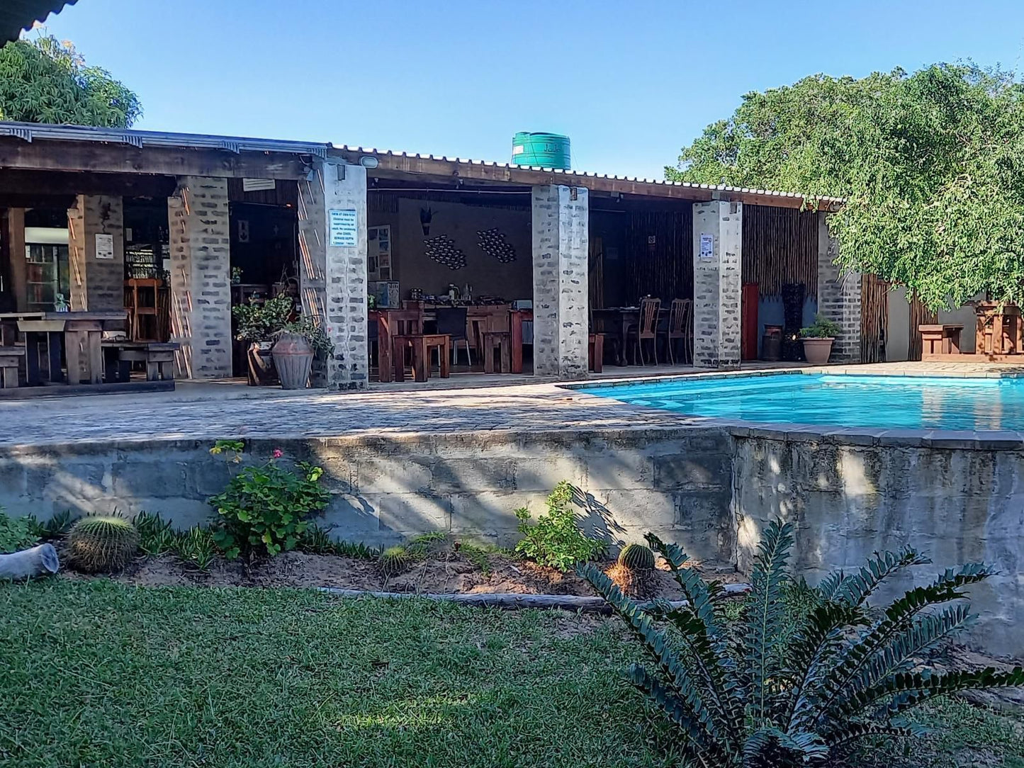 Kingfisher Bush Lodge Kosi Bay Kwazulu Natal South Africa Palm Tree, Plant, Nature, Wood, Swimming Pool