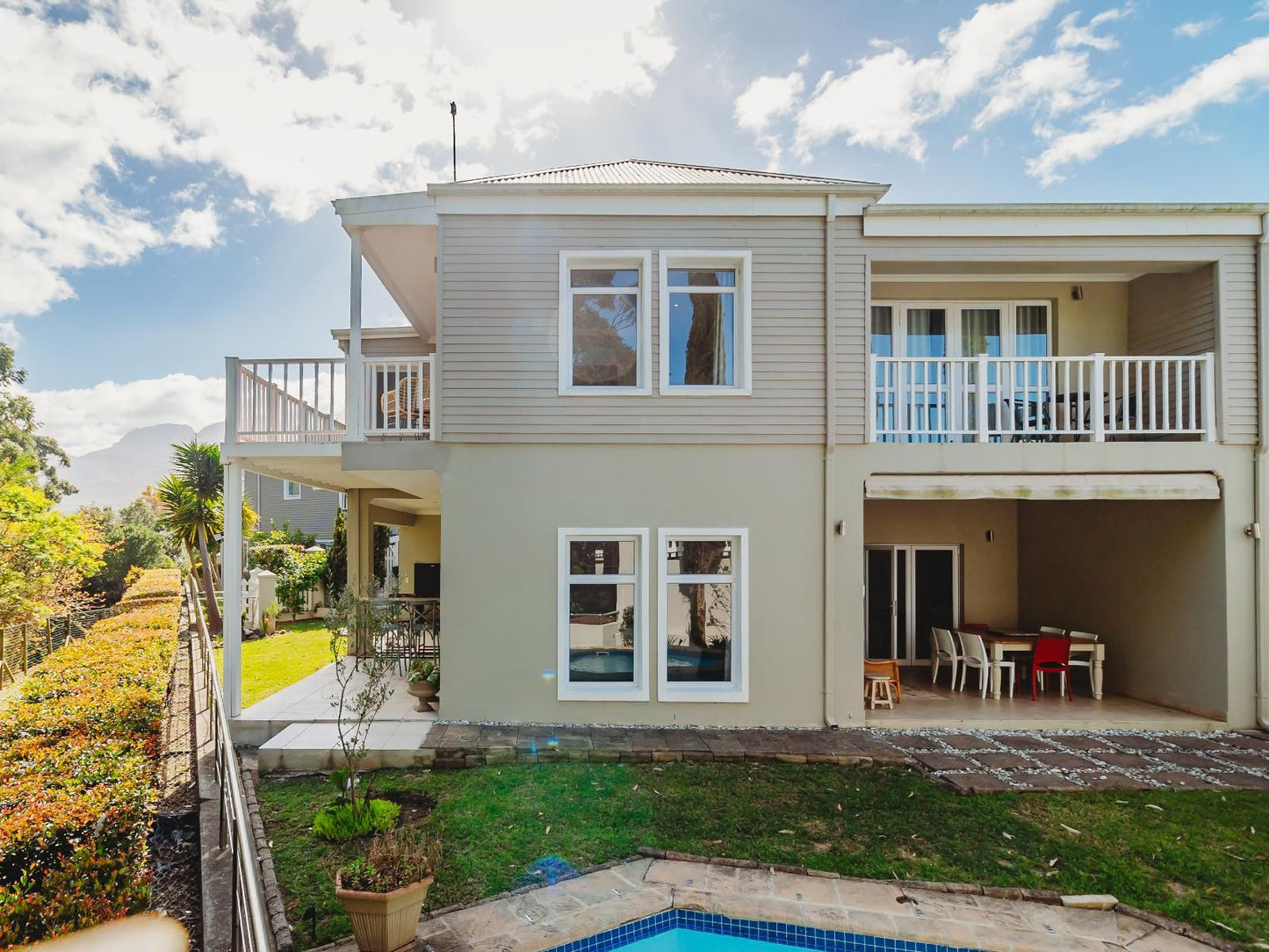 Kingsgate Houses, Whitehouse, Kingswood Golf Estate, Balcony, Architecture, House, Building, Palm Tree, Plant, Nature, Wood