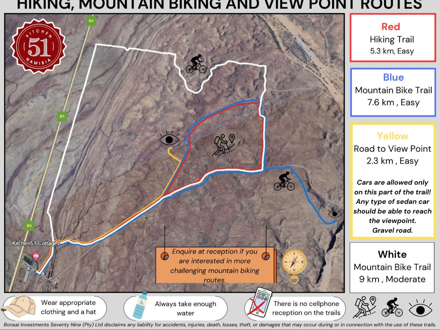 Kitchen51 Cottages, Selective Color, Mountain, Nature, Volcano, Cycling, Sport, Bicycle, Vehicle, Map