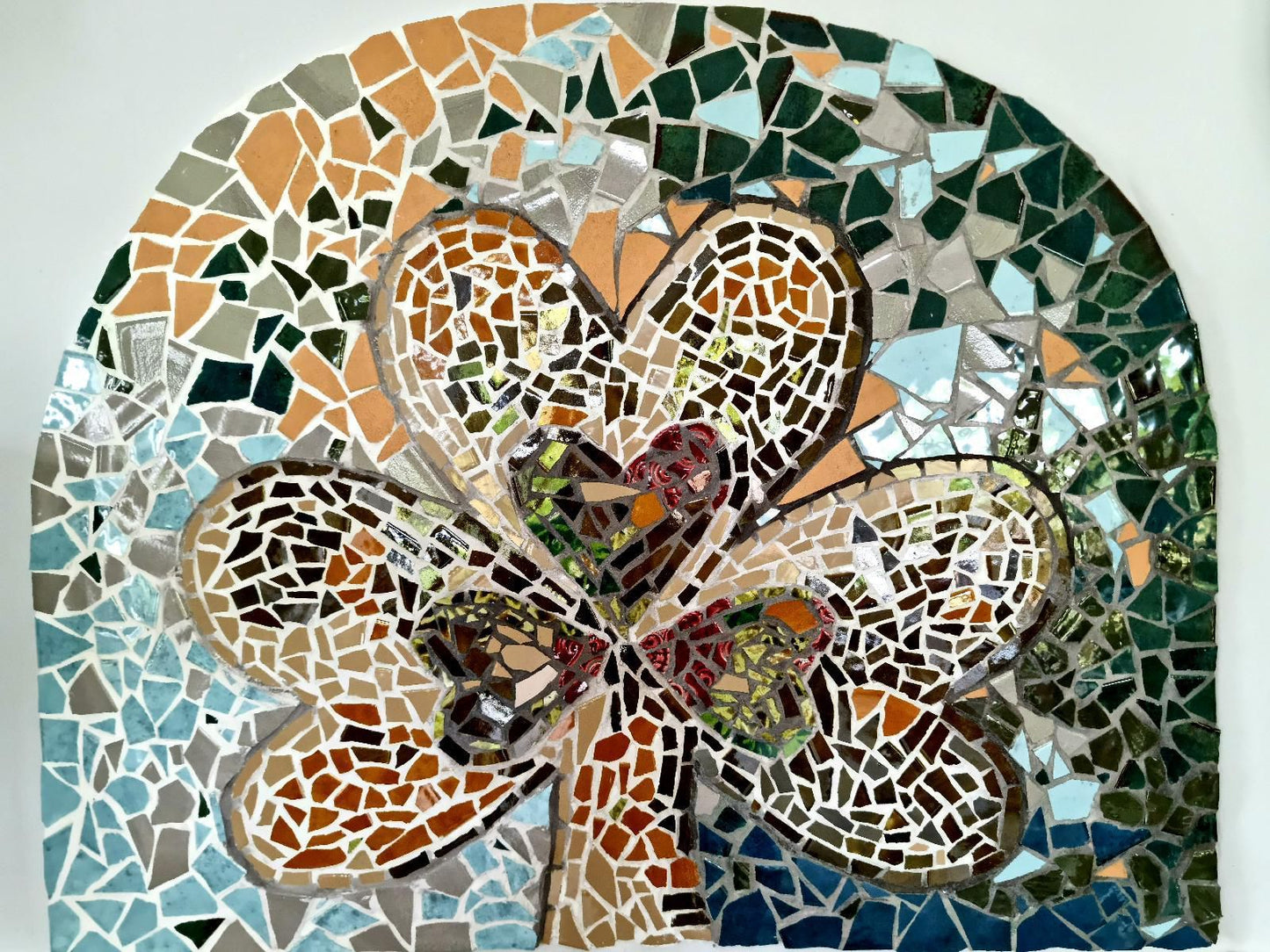 Klawerjas, Mosaic, Art, Butterfly, Insect, Animal