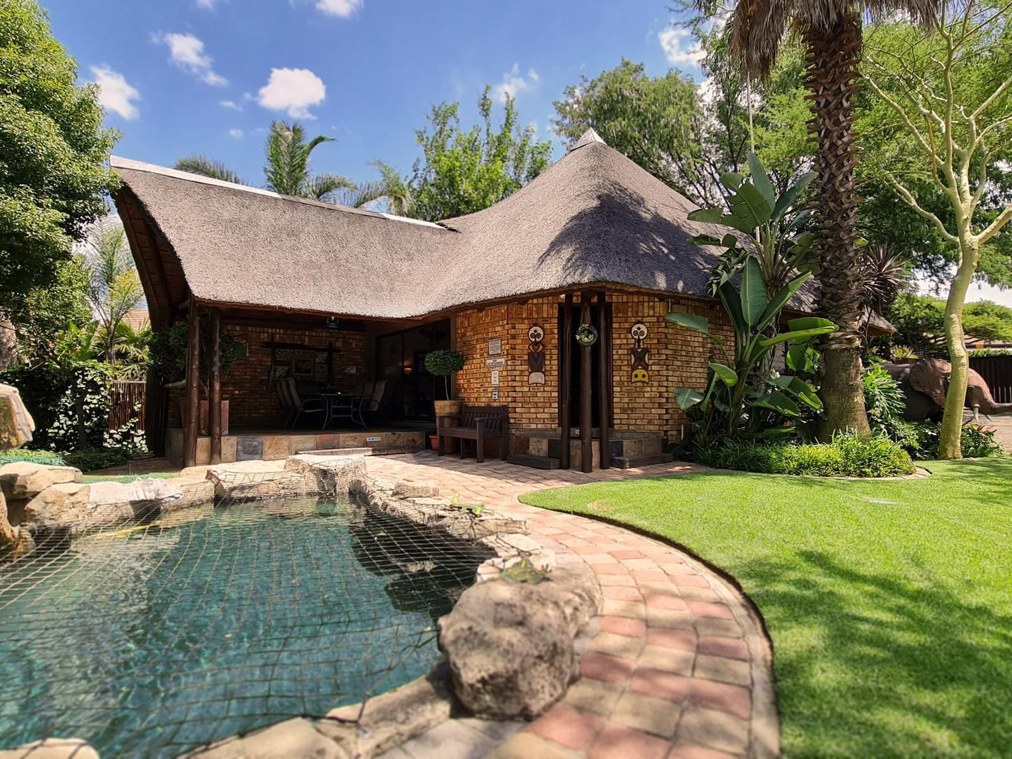 Klein Bosveld Guesthouse Die Heuwel Witbank Emalahleni Mpumalanga South Africa Palm Tree, Plant, Nature, Wood, Swimming Pool