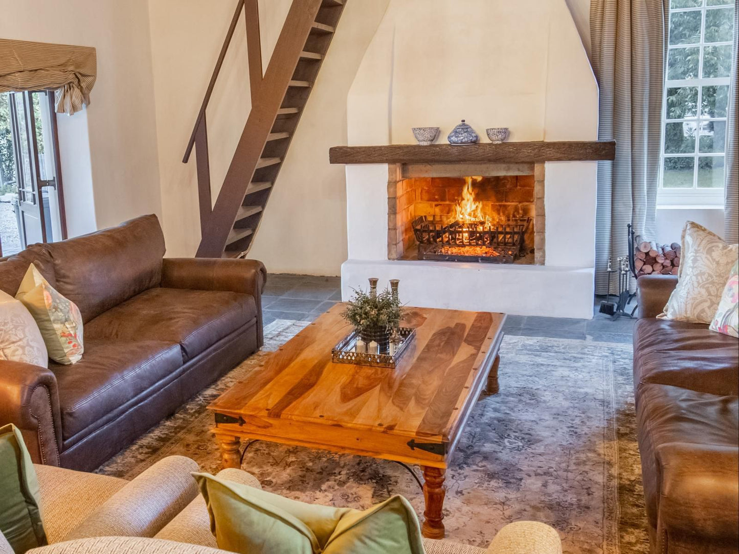 Klein Nektar Cottage Self Catering Montagu Western Cape South Africa Fireplace, Living Room