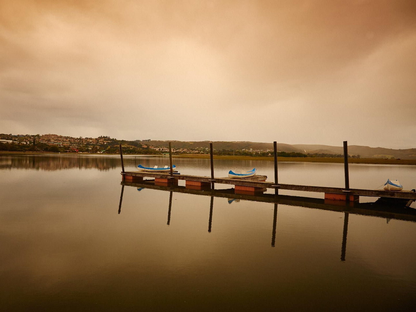 Knysna River Club Costa Sarda Knysna Western Cape South Africa Sepia Tones, Harbor, Waters, City, Nature