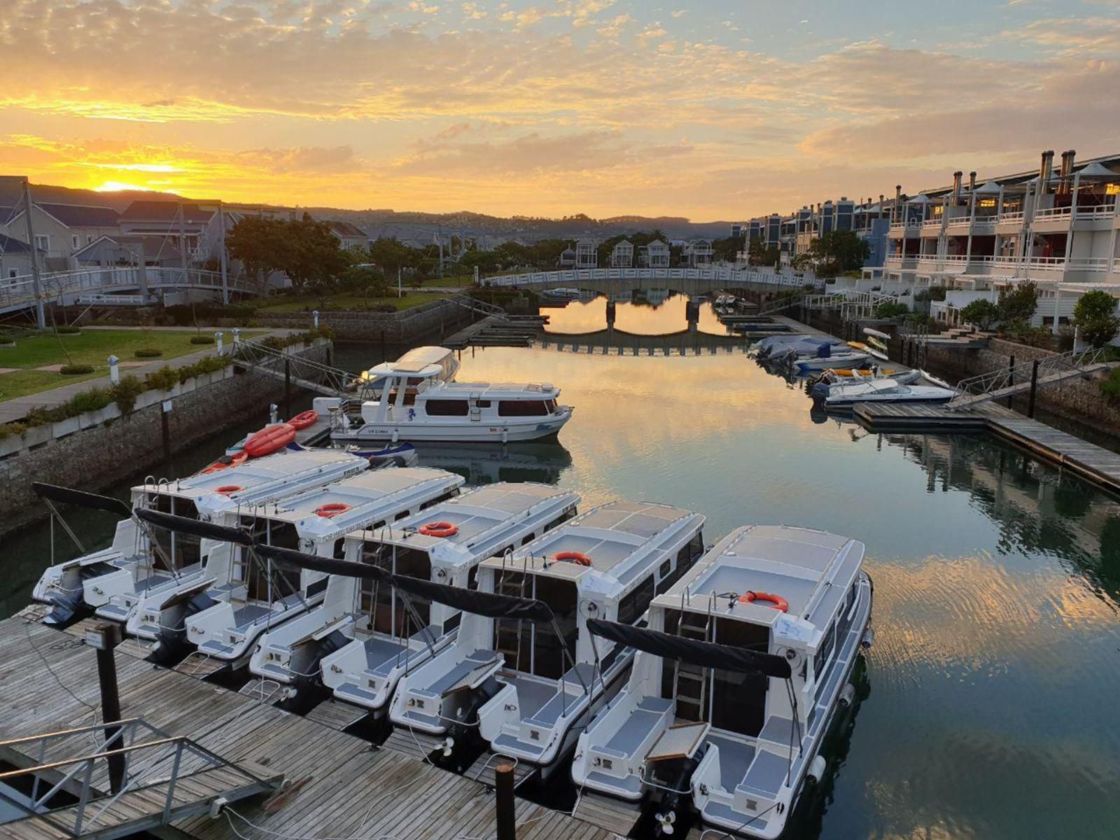 Knysna Houseboats Thesen Island Knysna Western Cape South Africa Boat, Vehicle, Beach, Nature, Sand, Harbor, Waters, City, River, Architecture, Building, Sunset, Sky