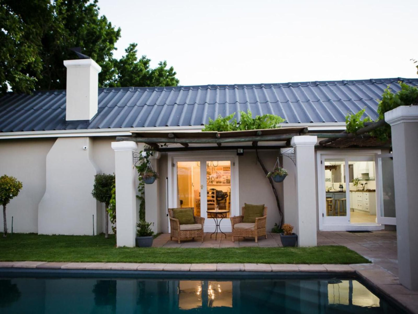 Doran Vineyards Paarl Farms Paarl Western Cape South Africa House, Building, Architecture, Garden, Nature, Plant, Swimming Pool