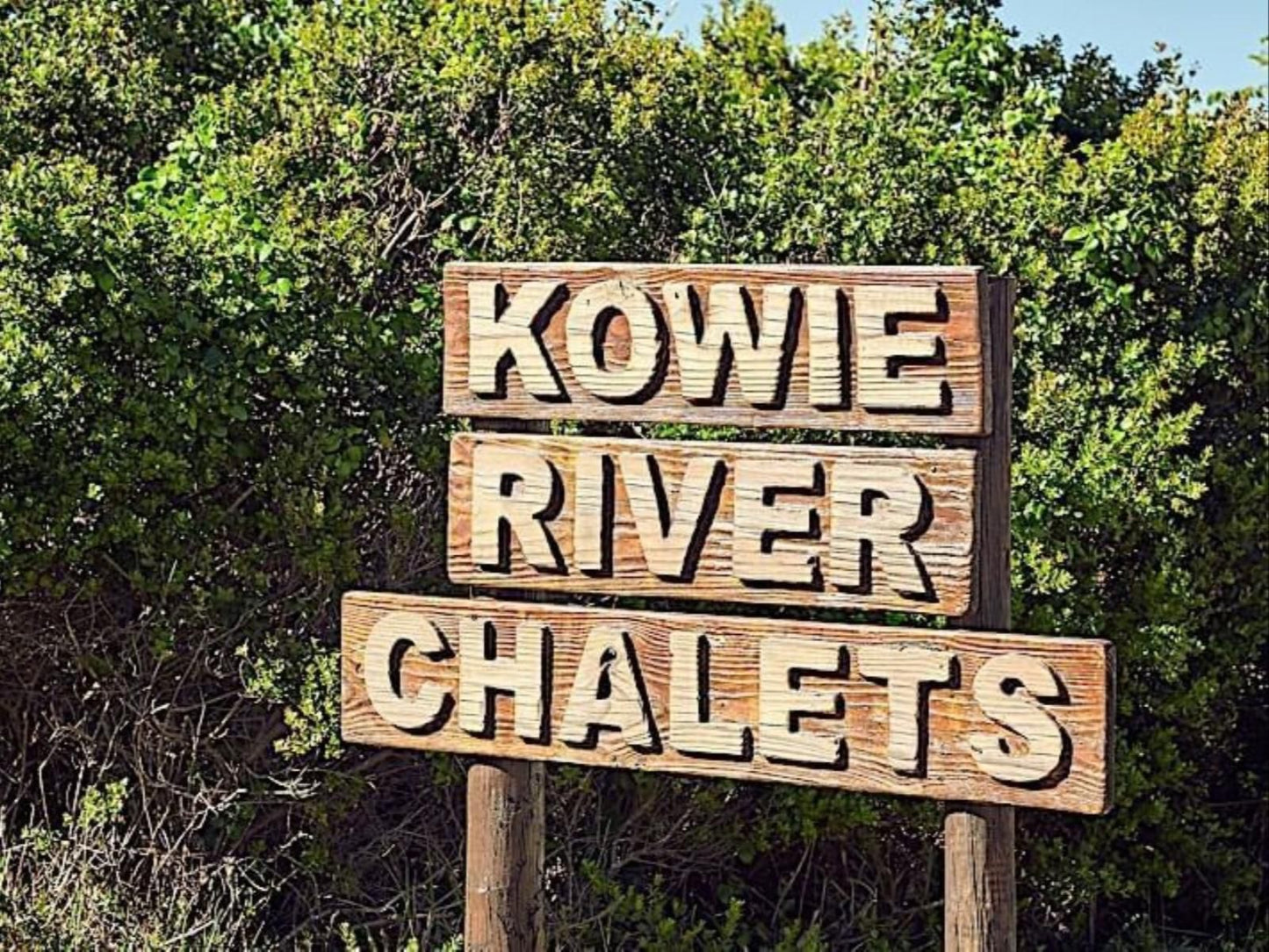 First Group Kowie River Chalets Port Alfred Eastern Cape South Africa Sign, Text