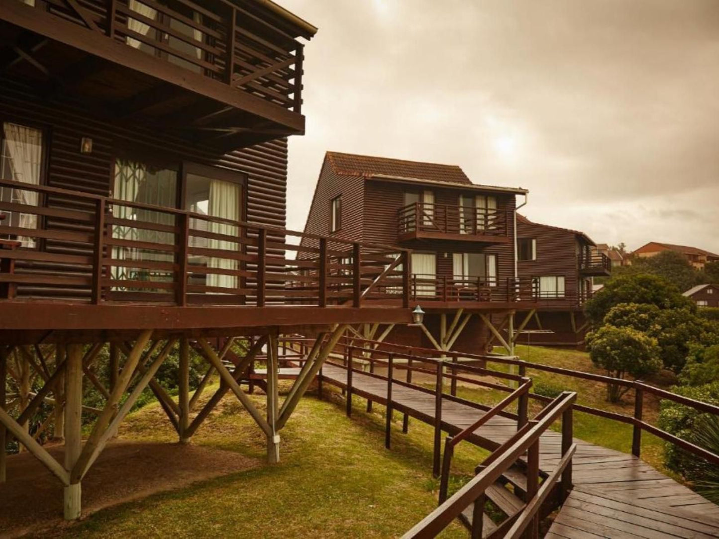 First Group Kowie River Chalets Port Alfred Eastern Cape South Africa Sepia Tones