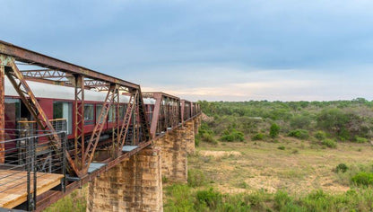 Kruger Shalati The Train On The Bridge Skukuza Mpumalanga South Africa Complementary Colors, Train, Vehicle, Bridge, Architecture, Railroad, River, Nature, Waters