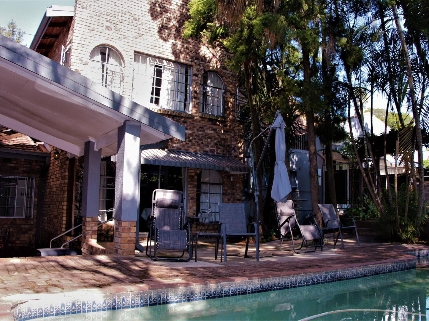 Kruger S Guest House White River Mpumalanga South Africa House, Building, Architecture, Palm Tree, Plant, Nature, Wood, Swimming Pool