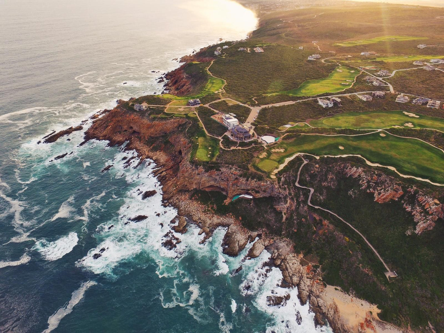 La Best Pinnacle Point Lodges Pinnacle Point Mossel Bay Western Cape South Africa Beach, Nature, Sand, Cliff, Wave, Waters, Aerial Photography, Ball Game, Sport, Golfing, Ocean