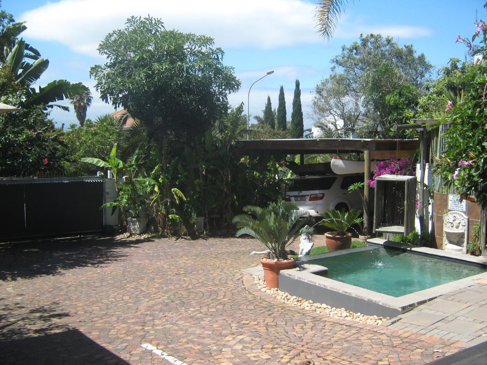 La Boheme Bandb Plettenberg Bay Western Cape South Africa House, Building, Architecture, Palm Tree, Plant, Nature, Wood, Garden, Swimming Pool