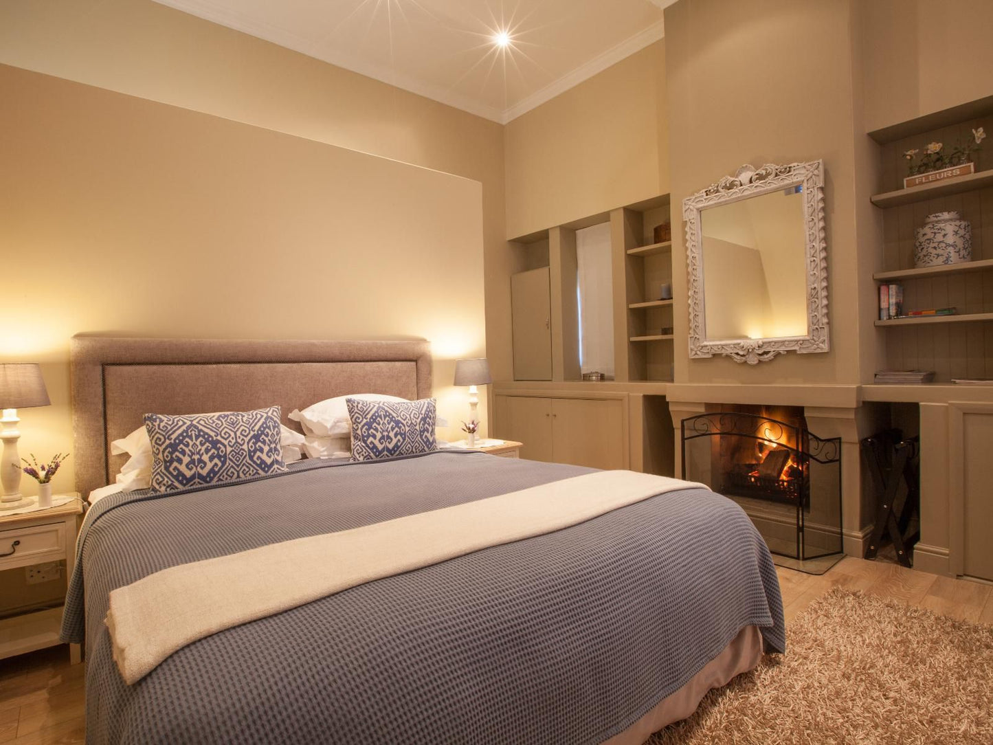 La Cabriere Country House Franschhoek Western Cape South Africa Sepia Tones, Bedroom