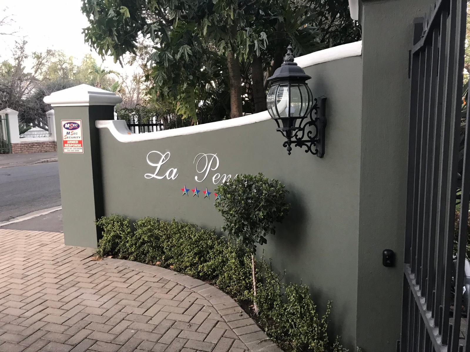 La Pension Guest House, Palm Tree, Plant, Nature, Wood, Sign