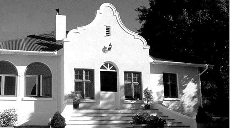 La Bonne Auberge Somerset West Western Cape South Africa Colorless, Black And White, House, Building, Architecture