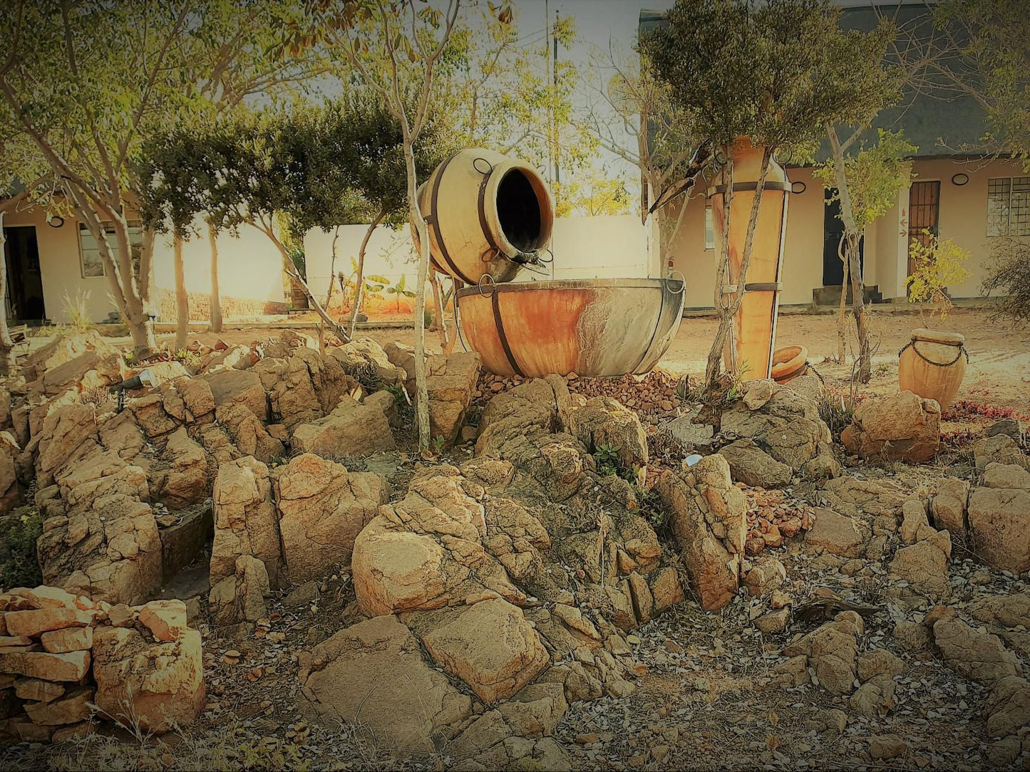 Lagai Roi Guesthouse, Sepia Tones, Ruin, Architecture