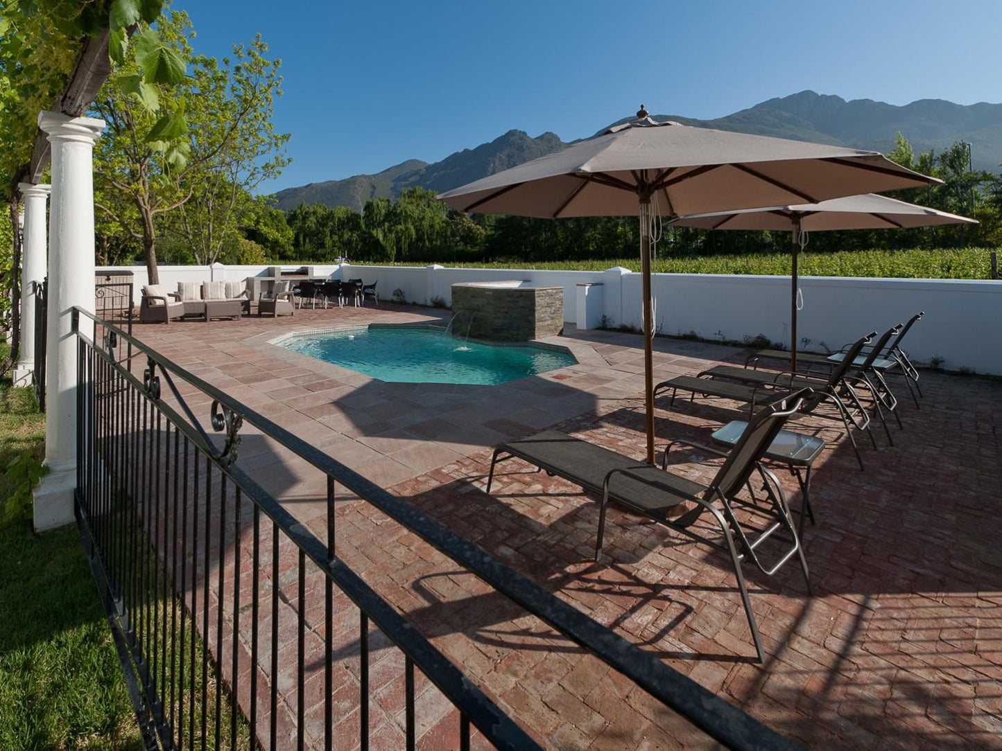 La Galiniere Guest Cottages Franschhoek Western Cape South Africa Swimming Pool
