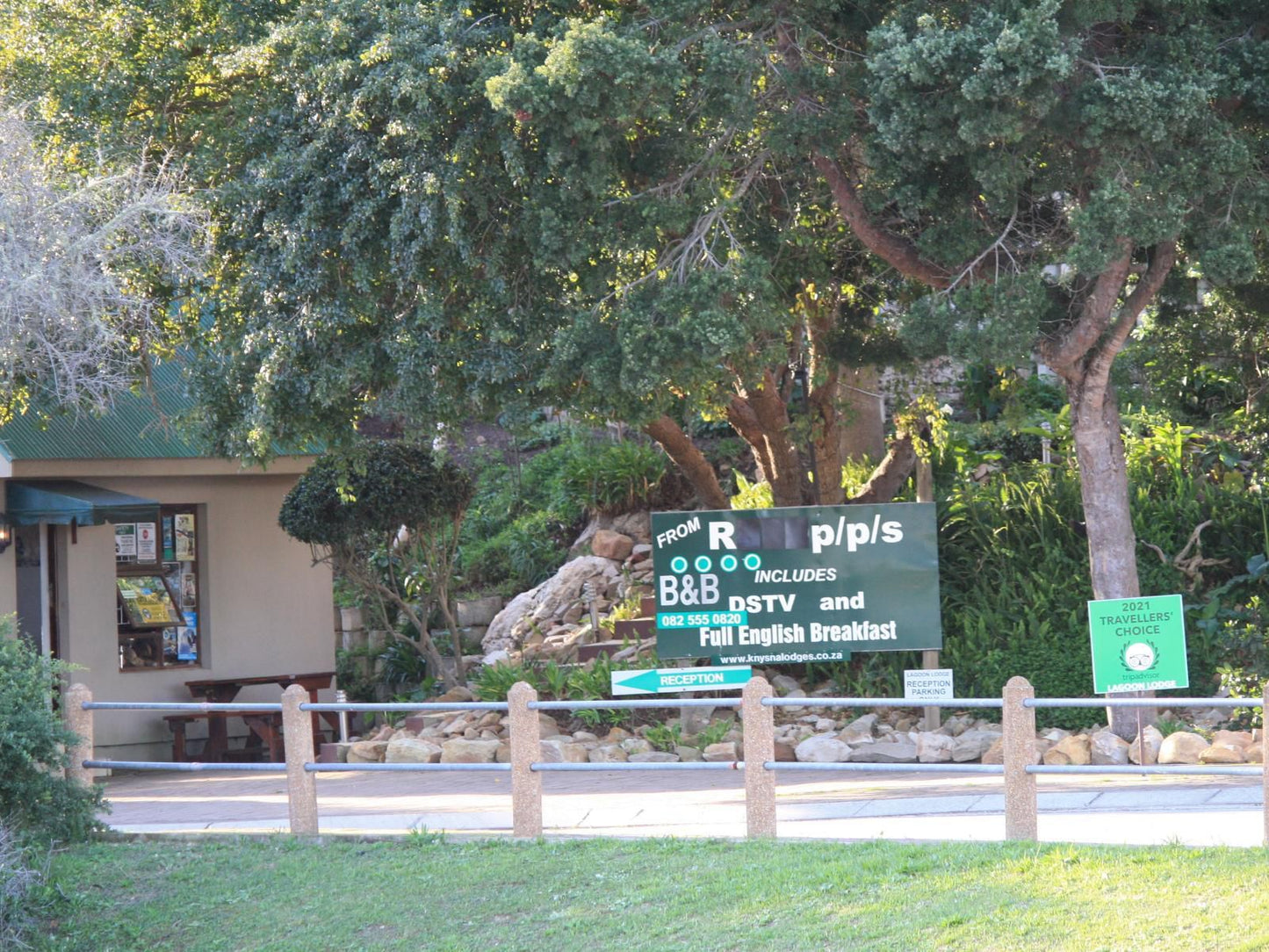 Lagoon Lodge Paradise Knysna Western Cape South Africa Sign