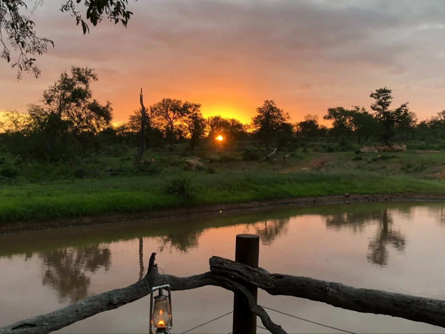 Lamai Safari Hoedspruit Limpopo Province South Africa River, Nature, Waters, Sunset, Sky