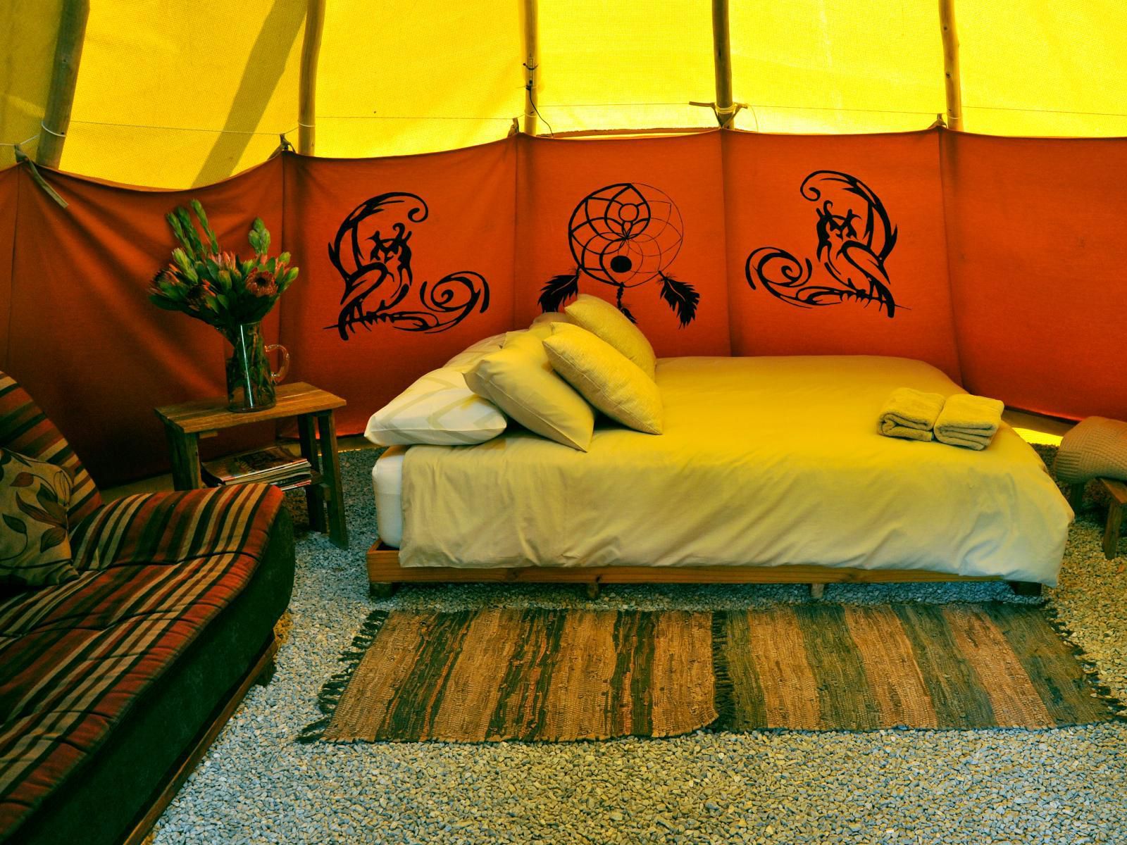 Lancewood Tipi Lodge Assegai Rest Robertson Western Cape South Africa Colorful, Bedroom