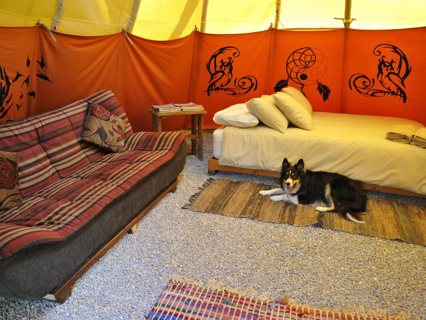 Lancewood Tipi Lodge Assegai Rest Robertson Western Cape South Africa Dog, Mammal, Animal, Pet, Tent, Architecture