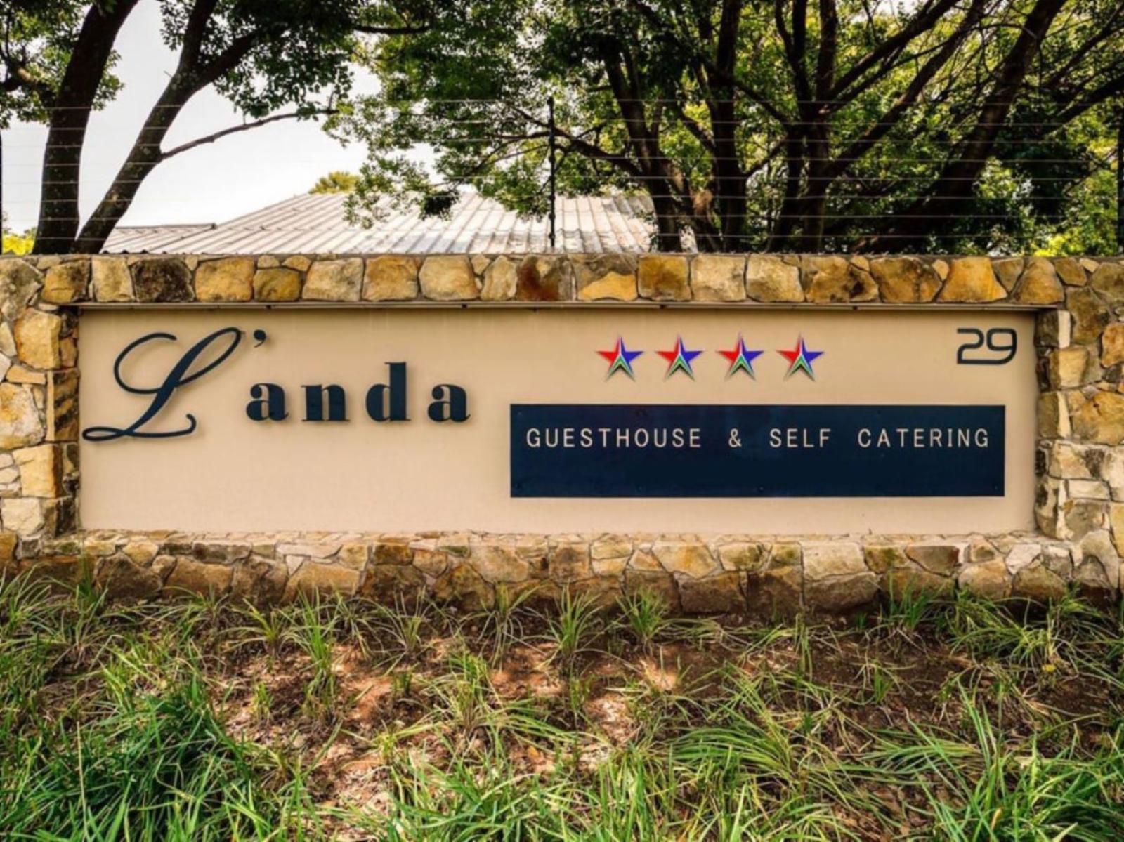 L Anda Guesthouse And Selfcatering Middelburg Mpumalanga Mpumalanga South Africa Sign, Text