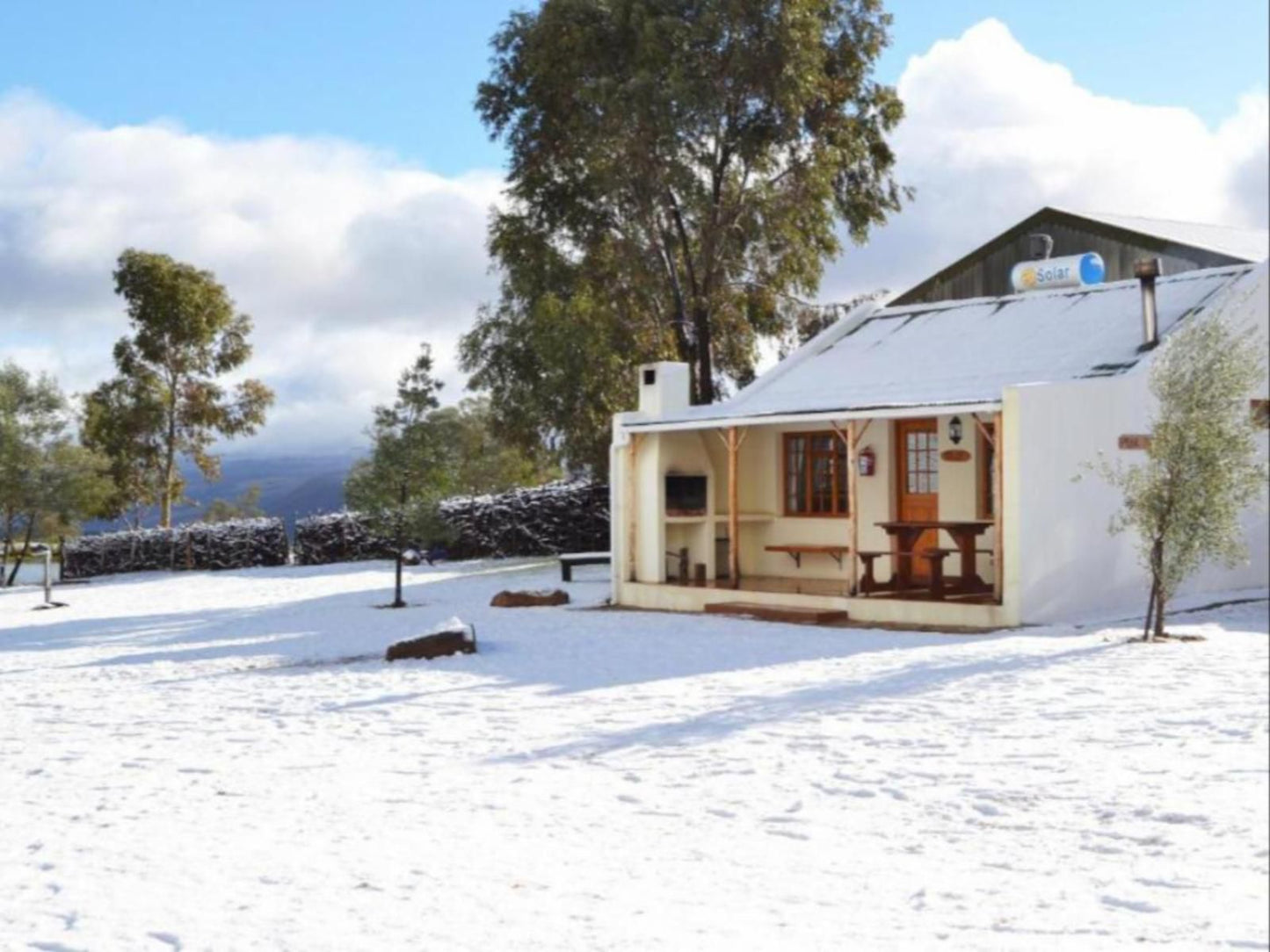 Langdam Guest Farm, Snow, Nature, Winter