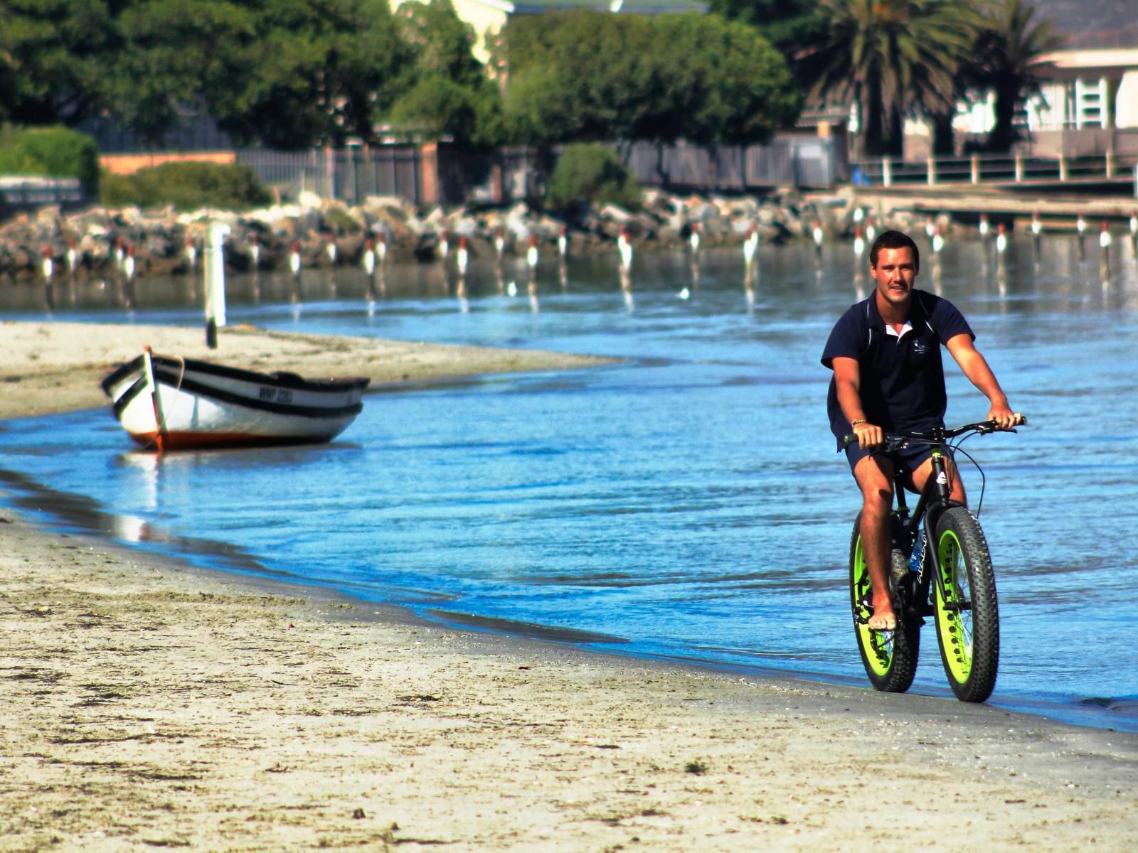 Langebaan Holiday Homes, Face, Person, One Face, Bicycle, Vehicle, Beach, Nature, Sand, Palm Tree, Plant, Wood, Cycling, Sport, Frontal Face