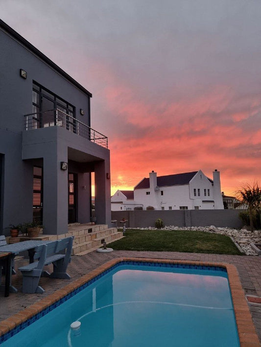 Langebaan Holiday House On Park Myburgh Park Langebaan Western Cape South Africa House, Building, Architecture, Sky, Nature, Framing, Sunset, Swimming Pool