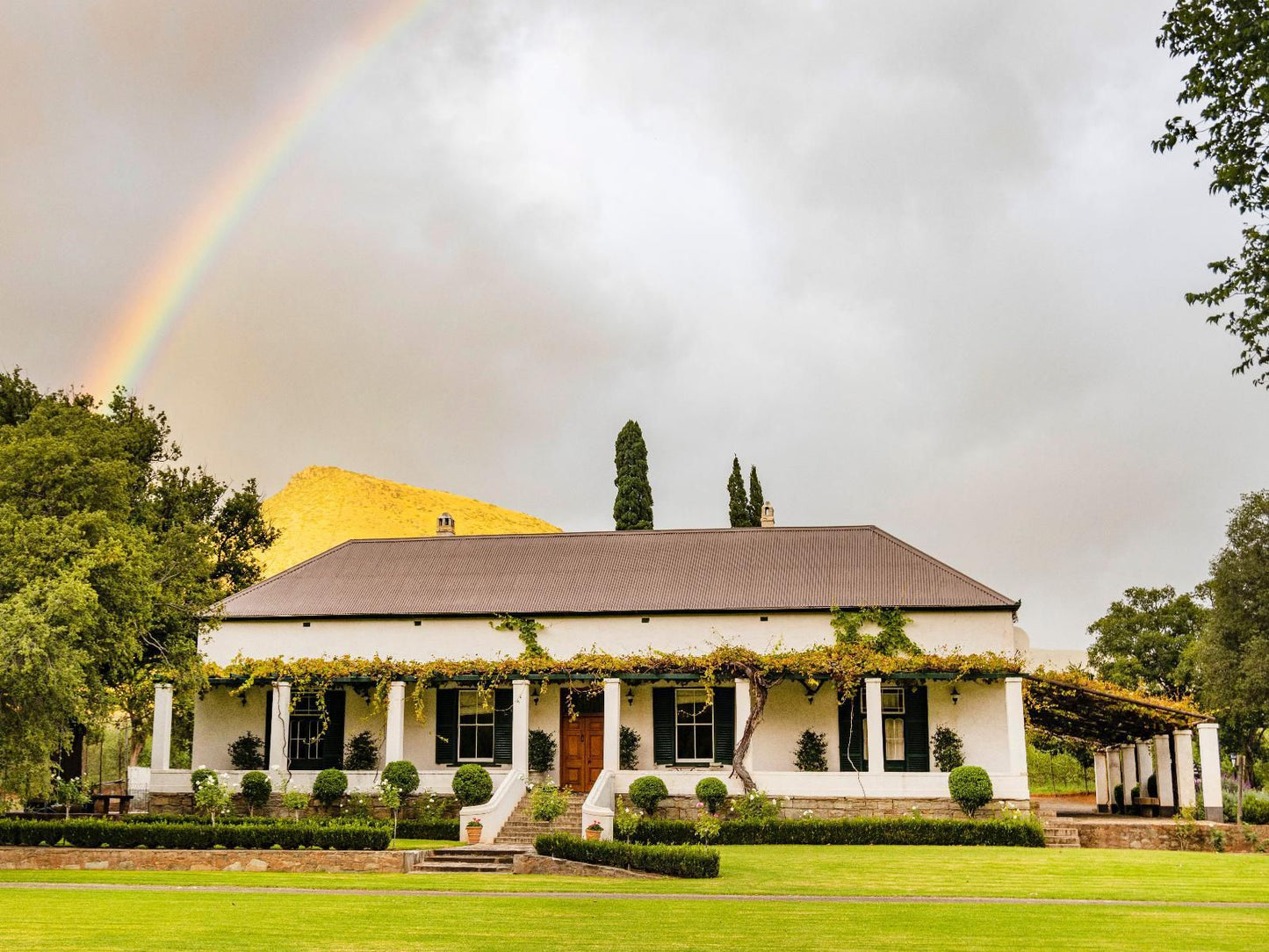 Langfontein Guest Farm Graaff Reinet Eastern Cape South Africa House, Building, Architecture, Rainbow, Nature