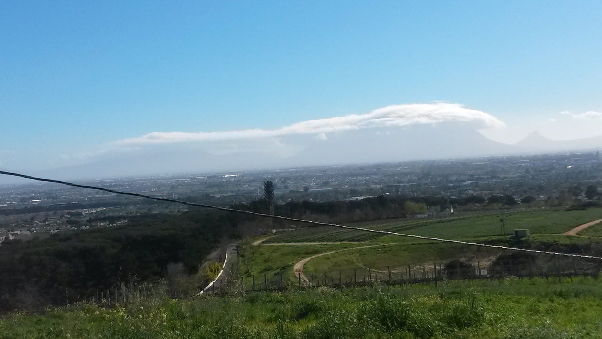 Langverwagt Stellenbosch Farms Stellenbosch Western Cape South Africa Sky, Nature, Aerial Photography, Clouds, Highland