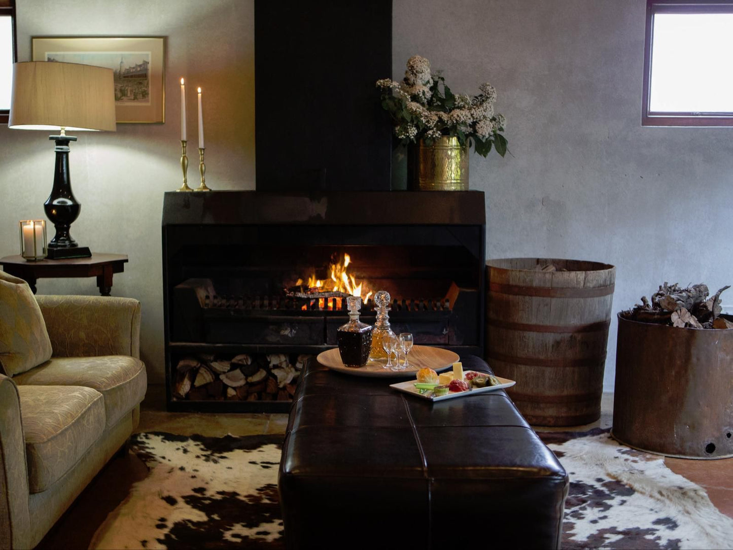 Leipzig Country House & Winery, Fire, Nature, Fireplace