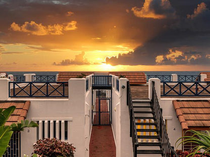 Le Paradis Holiday Resort Ballito Kwazulu Natal South Africa Balcony, Architecture, Beach, Nature, Sand, Sky, Sunset